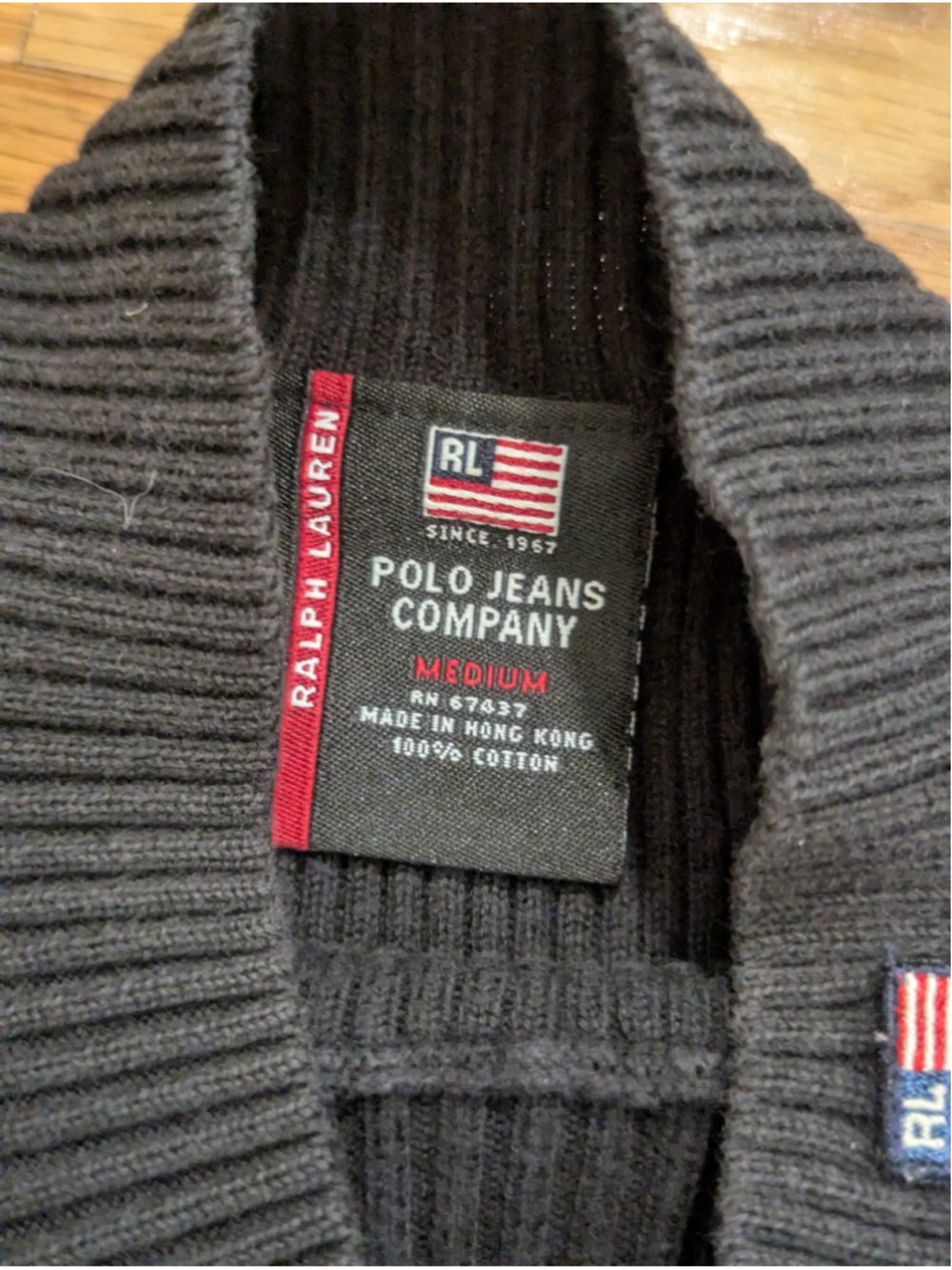 Polo Ralph Lauren Ribbed Mock Neck Sweater Medium - Picture 5 of 10